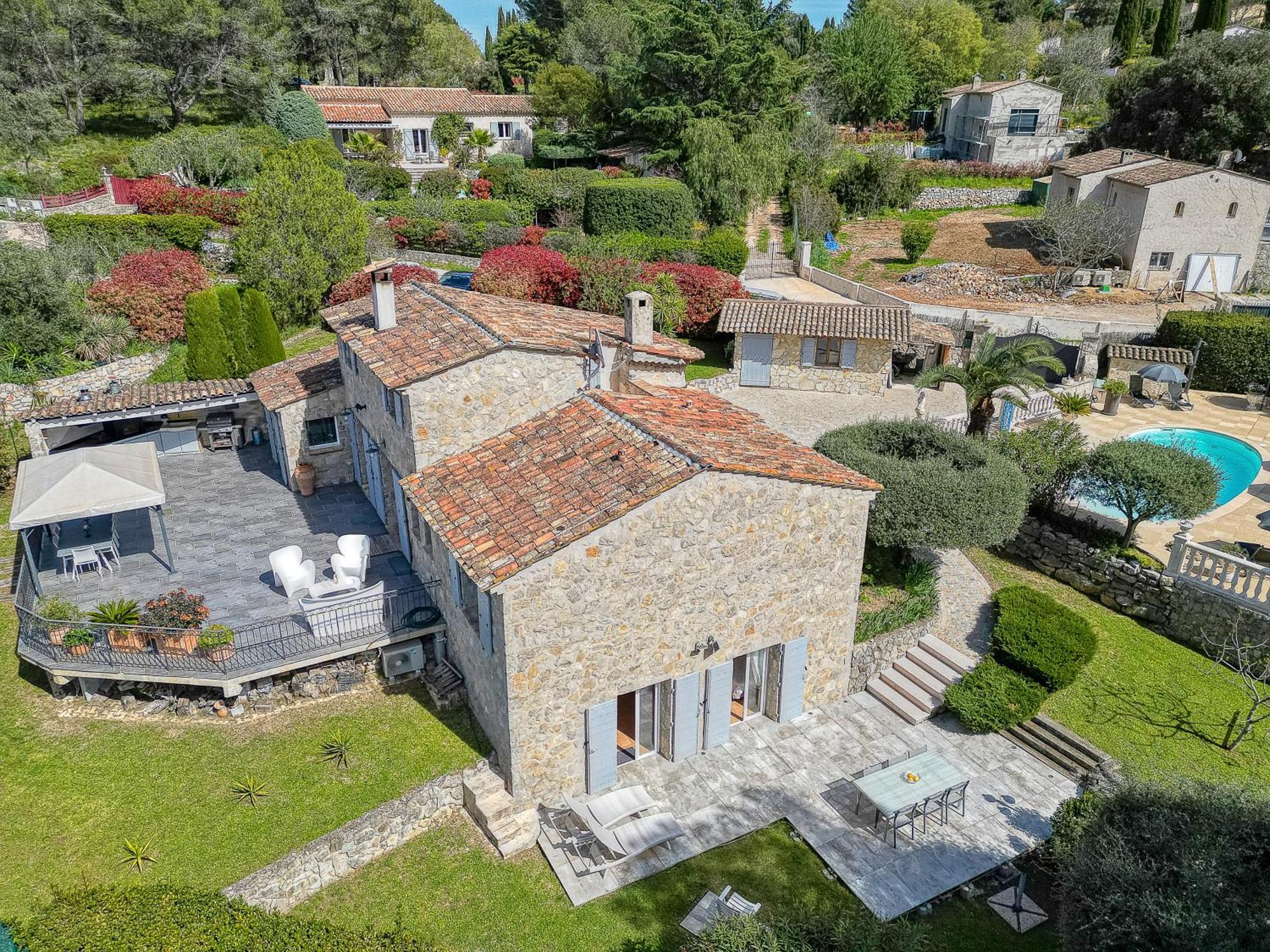 Gite Les Pins Climatise Piscine Chauffee Jardin Peymeinade Luaran gambar