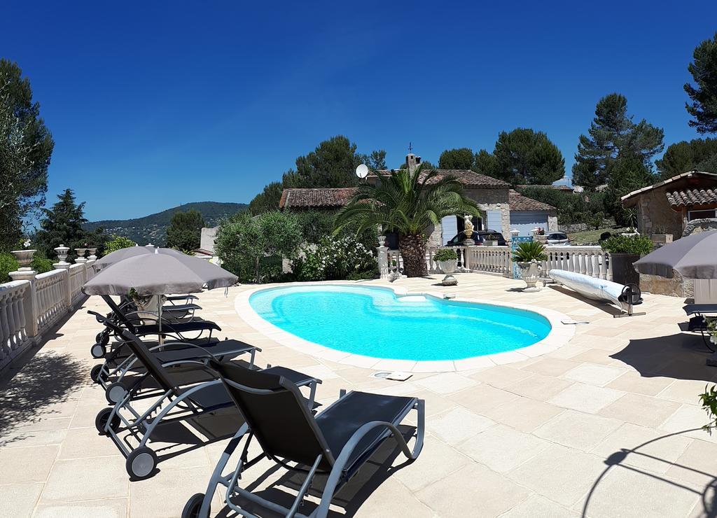 Gite Les Pins Climatise Piscine Chauffee Jardin Peymeinade Luaran gambar